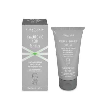 L´ERBOLARIO ACIDO HIALURONICO HOMBRE crema manos 75ml.