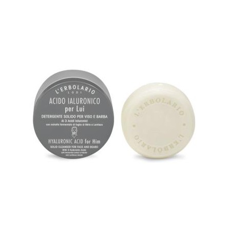 L´ERBOLARIO ACIDO HIALURONICO HOMBRE detergente solido cara 60