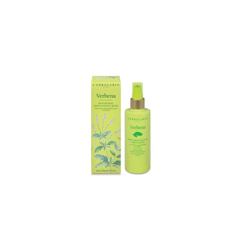 L´ERBOLARIO VERBENA crema cuerpo y manos revitalizante 200ml. L´ERBOLARIO VERBENA crema cuerpo y manos revitalizante 200ml.