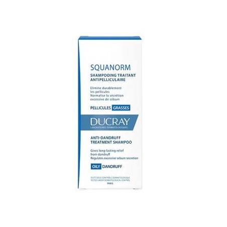 SQUANORM champu tratante caspa grasa 200ml.