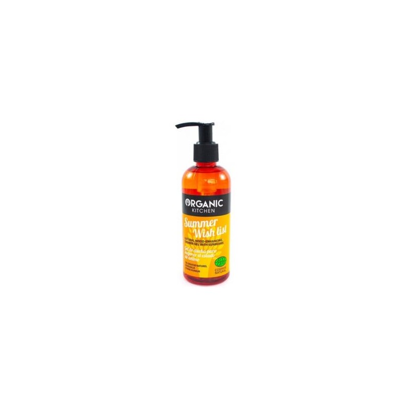 ORGANIC KITCHEN SUMMER WISH LIST gel de ducha para el animo 270ml.