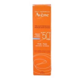 AVENE FLUIDO SOLAR TOQUE SECO SPF 50+ sin perfume 50ml.