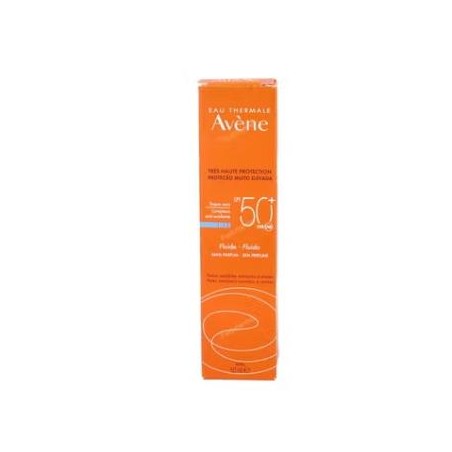 AVENE FLUIDO SOLAR TOQUE SECO SPF 50+ sin perfume 50ml.