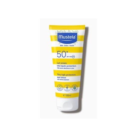 MUSTELA LECHE SOLAR SPF50+ familia  100ml.