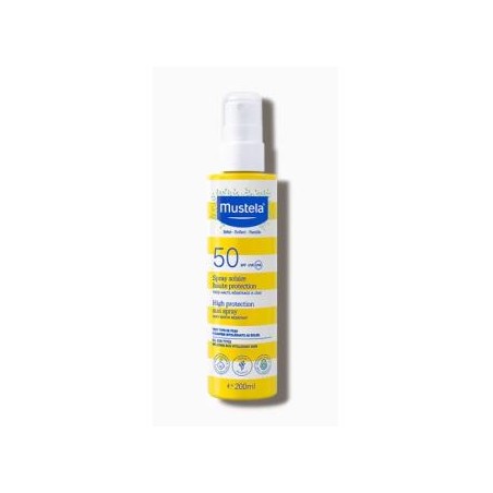 MUSTELA SPRAY SOLAR SPF50 familia 200ml.