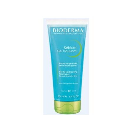 BIODERMA SEBIUM GEL MOUSSANT limpieza especifica tubo 200ml