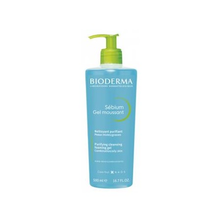 BIODERMA SEBIUM GEL MOUSSANT limpieza especifica 500ml.