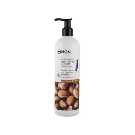 MONDECONATUR LECHE CORPORAL lavanda y argan ECO 500ml.