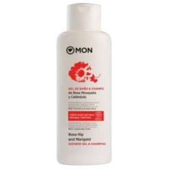 MONDECONATUR GEL CHAMPU ROSA MOSQUETA Y CALENDULA 750ml. ECO