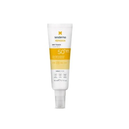 REPASKIN fotoprotector SPF50 facial tacto seco 50m
