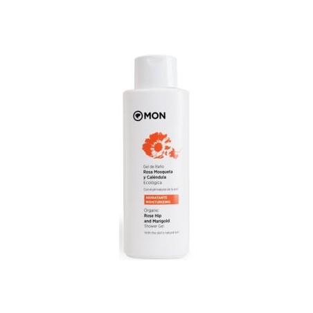 MONDECONATUR GEL DE BAÑO rosa mosqueta y calendula 750ml.