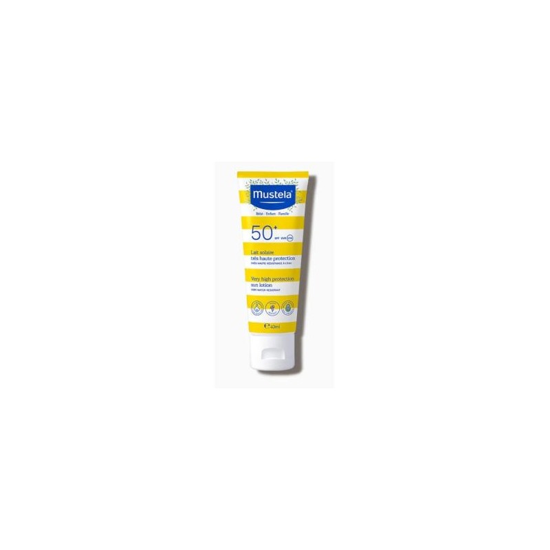 MUSTELA LECHE SOLAR SPF50+ especial cara 40ml. MUSTELA LECHE SOLAR SPF50+ especial cara 40ml.