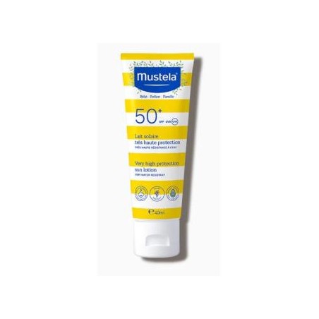 MUSTELA LECHE SOLAR SPF50+ especial cara 40ml.