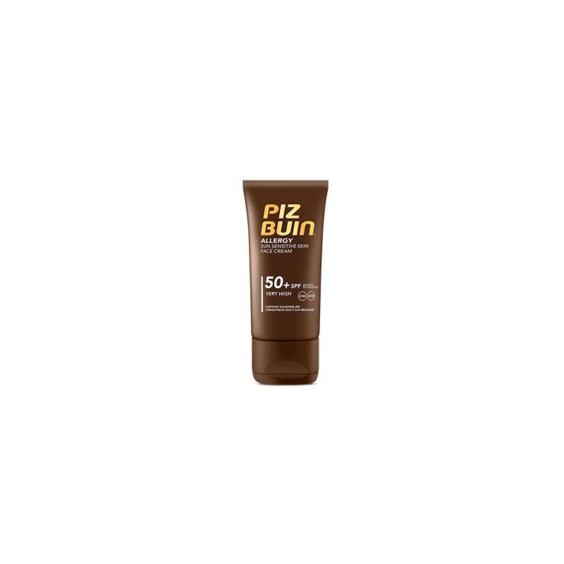 PIZ BUIN ALLERGY crema solar facial SPF50+ 50ml. PIZ BUIN ALLERGY crema solar facial SPF50+ 50ml.