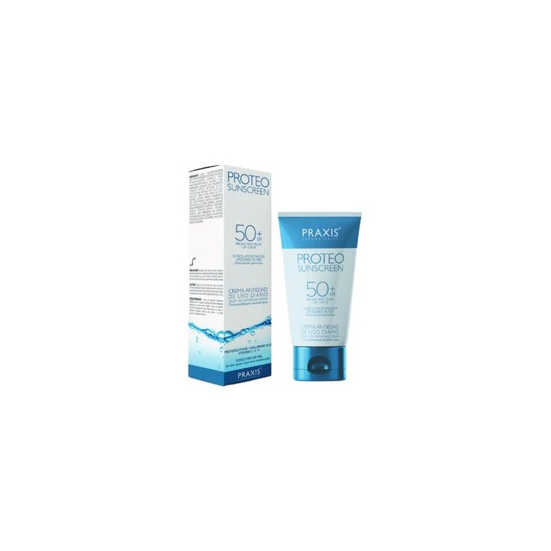 PRAXIS PROTEO SUNSCREEN SPF50+ crema antiedad 60ml. PRAXIS PROTEO SUNSCREEN SPF50+ crema antiedad 60ml.