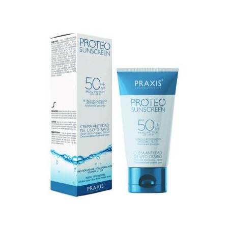 PRAXIS PROTEO SUNSCREEN SPF50+ crema antiedad 60ml.