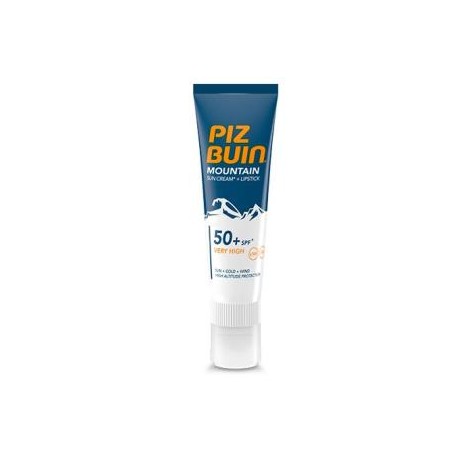PIZ BUIN CREMA SOLAR MOUNTAIN SPF50 20ml+STICK LABIAL SPF30