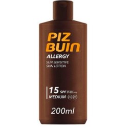 PIZ BUIN ALLERGY locion solar SPF15 200ml.