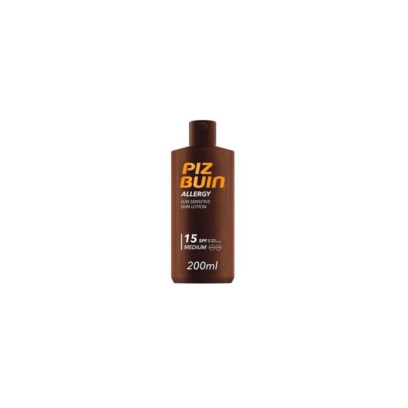 PIZ BUIN ALLERGY locion solar SPF15 200ml. PIZ BUIN ALLERGY locion solar SPF15 200ml.