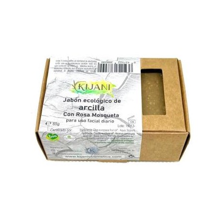 KIJANI JABON EN PASTILLA de arcilla 80gr.