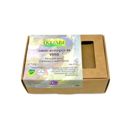 KIJANI JABON EN PASTILLA de vino 80gr.