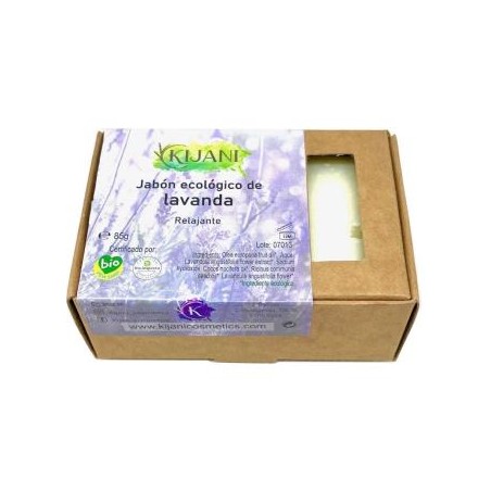KIJANI JABON EN PASTILLA de lavanda 80gr.