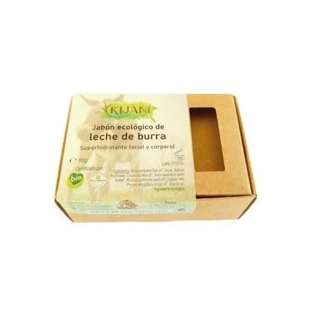 KIJANI JABON EN PASTILLA de leche de burra 80gr.
