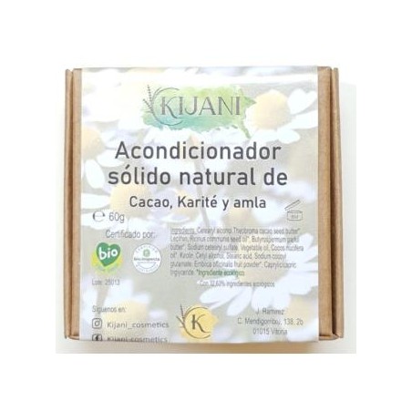 ACONDICIONADOR SOLIDO cacao 60gr