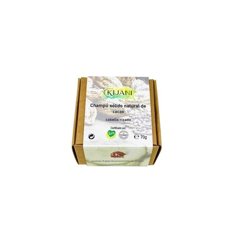 CHAMPU SOLIDO CABELLO RIZADO cacao 70gr