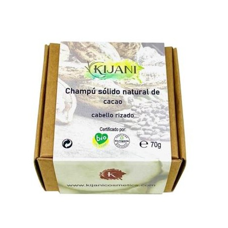 CHAMPU SOLIDO CABELLO RIZADO cacao 70gr