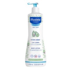 MUSTELA HYDRA leche corporal bebe-niño 750ml.
