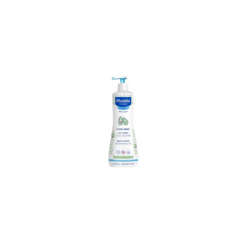 MUSTELA HYDRA leche corporal bebe-niño 750ml.
