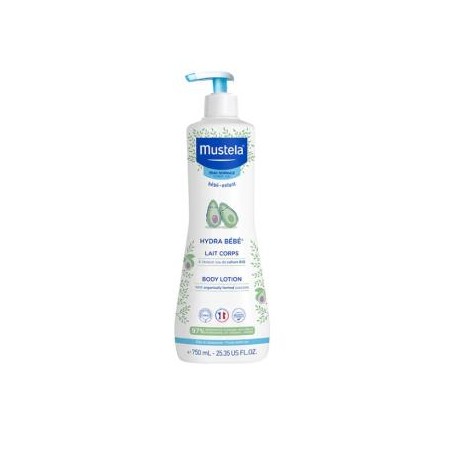 MUSTELA HYDRA leche corporal bebe-niño 750ml.