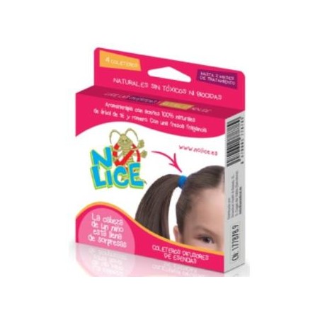 NO LICE coletero anti-piojos negro/marron 4ud.