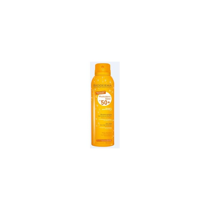 BIODERMA PHOTODERM MAX BRUME SPF50+ spray transparente 150m BIODERMA PHOTODERM MAX BRUME SPF50+ spray transparente 150m