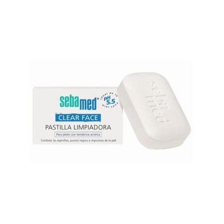 SEBAMED CLEAR FACE JABON PASTILLA piel grasa 100gr.