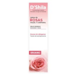 DSHILA JABON DE ROSAS facial y corporal 250ml.