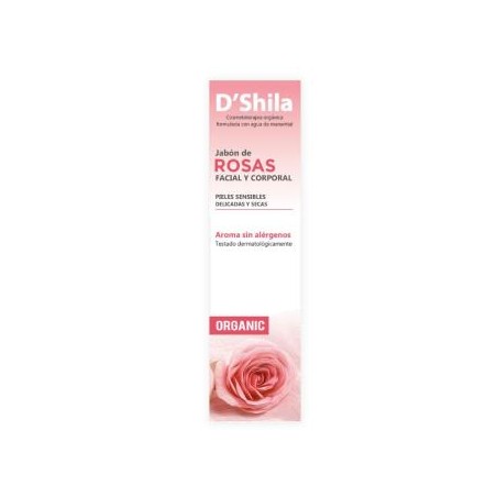 DSHILA JABON DE ROSAS facial y corporal 250ml.