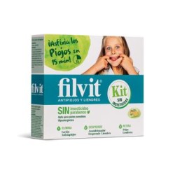 FILVIT KIT DIMETICONA locion+acondicionador+peine