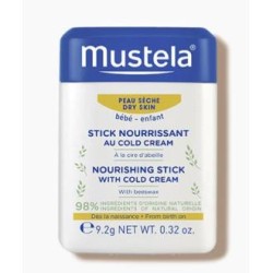 MUSTELA STICK AL COLD CREAM nutritivo bebe-niño 9,2gr.