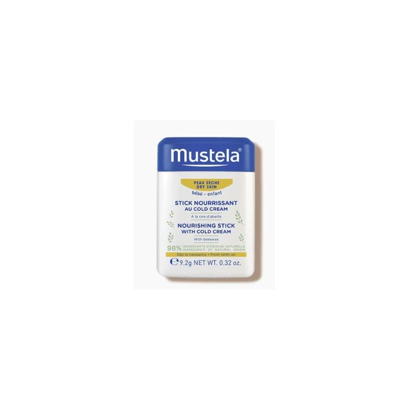 MUSTELA STICK AL COLD CREAM nutritivo bebe-niño 9,2gr.