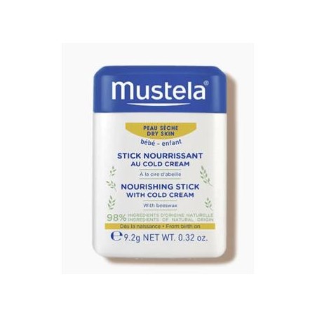 MUSTELA STICK AL COLD CREAM nutritivo bebe-niño 9,2gr.