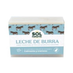 SOLNATURAL JABON EN PASTILLA de leche de burra 100gr.