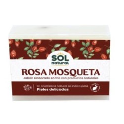 SOLNATURAL JABON EN PASTILLA de rosa mosqueta 100gr.