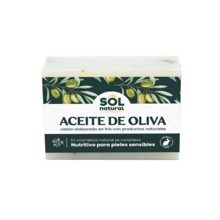 SOLNATURAL JABON EN PASTILLA de aceite de oliva 100gr.