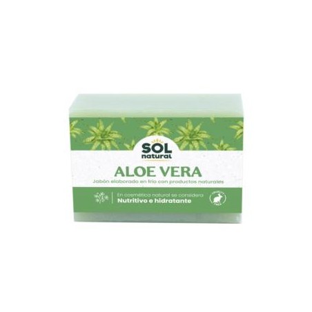 SOLNATURAL JABON EN PASTILLA de aloe vera 100gr.