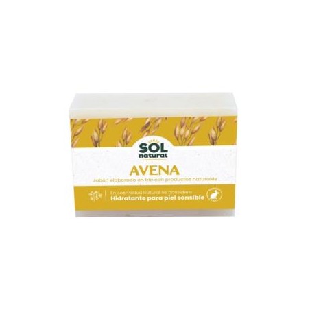 SOLNATURAL JABON EN PASTILLA de avena 100gr.