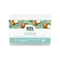 SOLNATURAL JABON EN PASTILLA de coco 100gr.