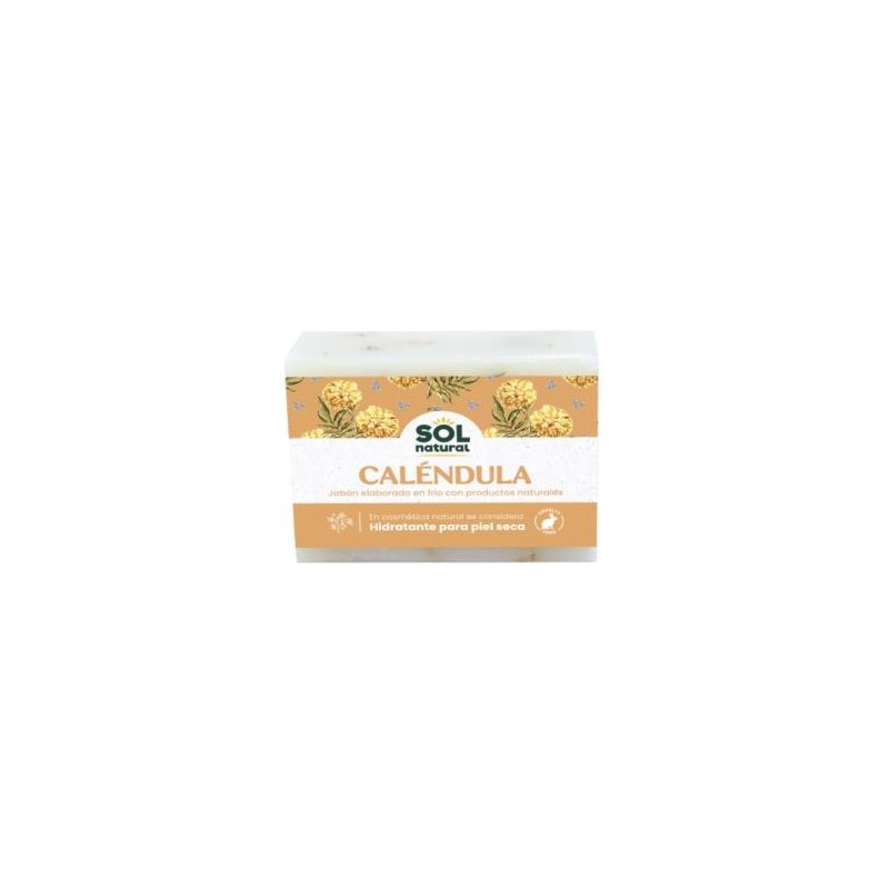 SOLNATURAL JABON EN PASTILLA de calendula 100gr.