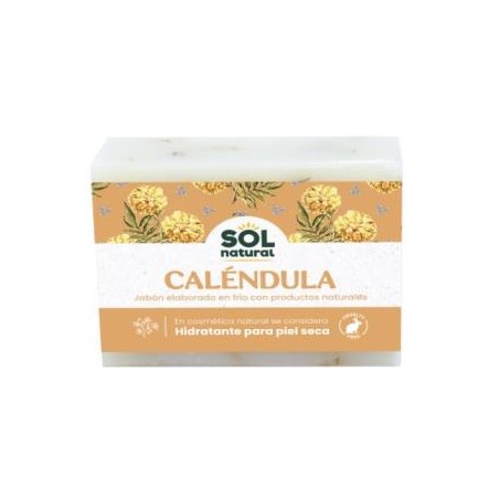 SOLNATURAL JABON EN PASTILLA de calendula 100gr.